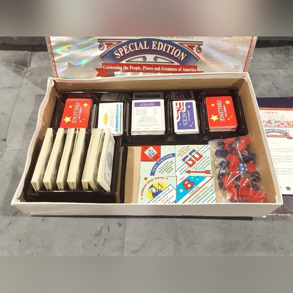 2001 MONOPOLY "THE AMERICA" SPECIAL EDITION PEOPLE PLACES HASBRO PARKER BROTHERS - Picture 4 of 9